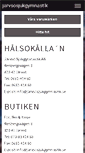 Mobile Screenshot of jarvsosjukgymnastik.se